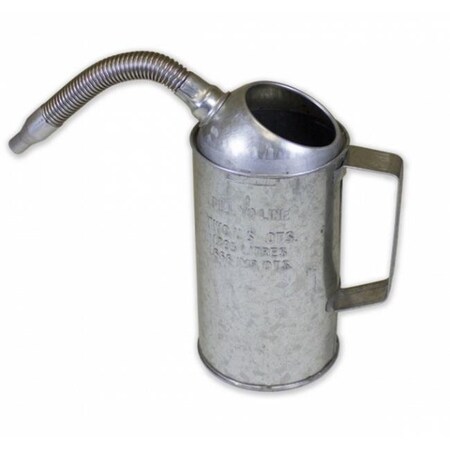 FastTackle 2 qt. Galvanized Measuring Container with Flex Spout